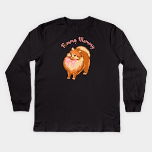 Pomeranian Dog Kids Long Sleeve T-Shirt